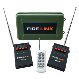 Sistema Firelink RX-8 com dois recetores, comando e estojo, sem fundo